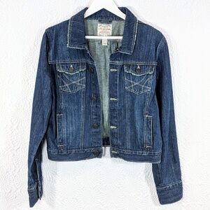 Aeropostale 100% Cotton Denim Blue Jean Jacket